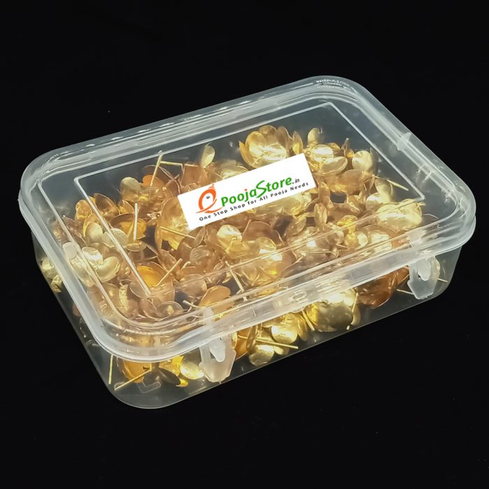 Pure Silver Ashtottaram Flowers For Puja (108 Flowers) - Image 3