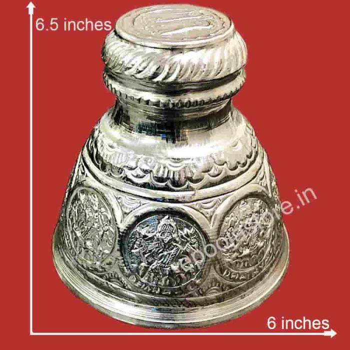 Ashta Lakshmi  Shatagopam (Silver Coated) - Image 3