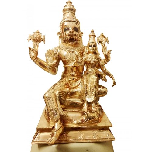 Lakshmi Narshima Swamy Brass Idol