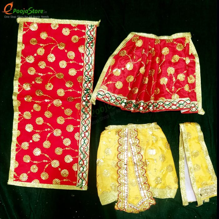 Lakshmi Ganapathi Vastralu Set - Image 2