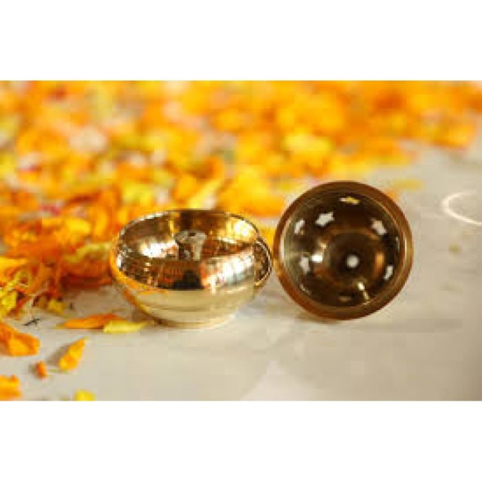Apple Diya (Brass) - Image 2