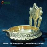 Brass Shanku Diyas Pair - Image 2