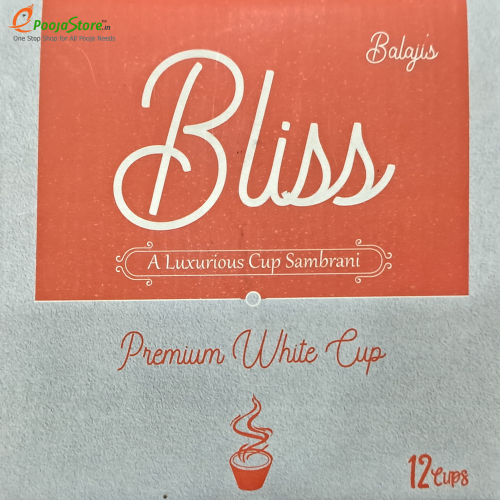 Premium White Cup Sambrani