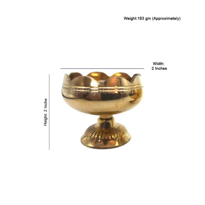 Brass Puja Diyas 1 - Image 3
