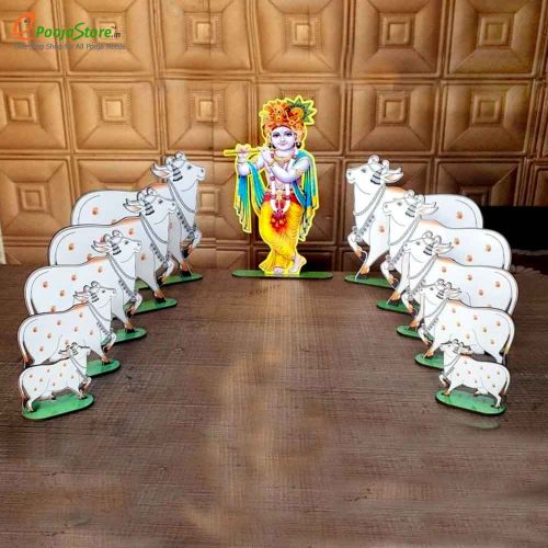Krishna With Cow Full Set
