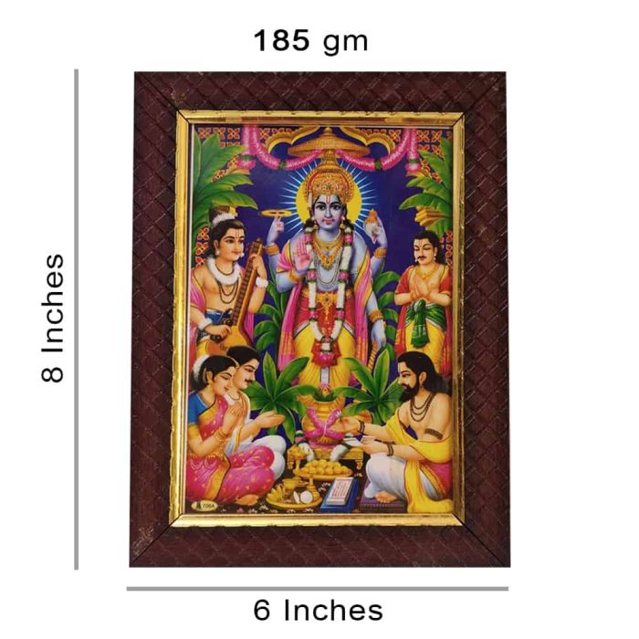 Satyanarayana Swamy Photo (FOR VRATHAM) - Image 2