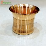 Pure Copper Panchapatra / Achmani Pali Set for Rituals - Image 4