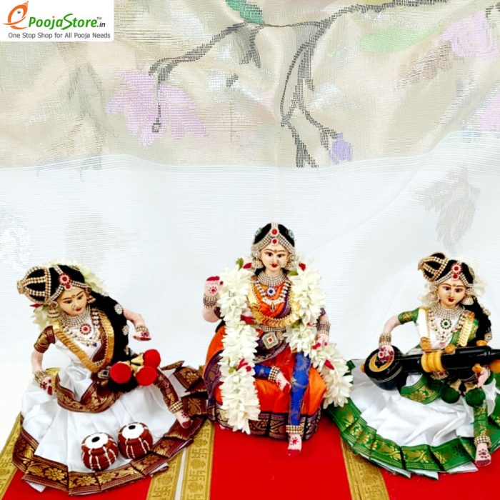 Fully Handmade Fabric Dolls With Fiber Face - Image 2