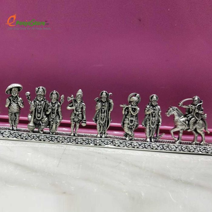 Pure Silver Dashavataram Set - Image 3
