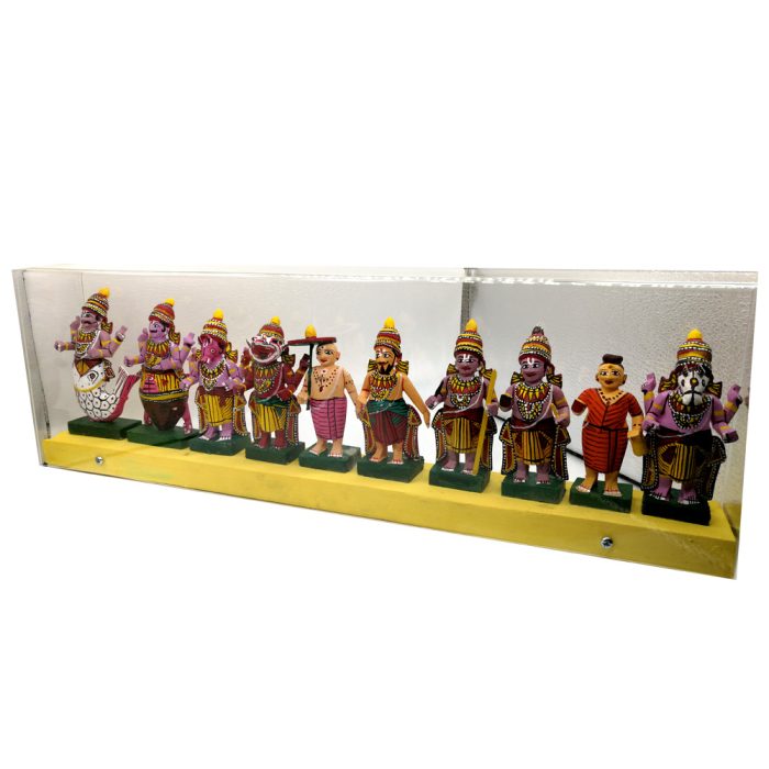 Dasavatharam Set In Acrylic Box - Image 2