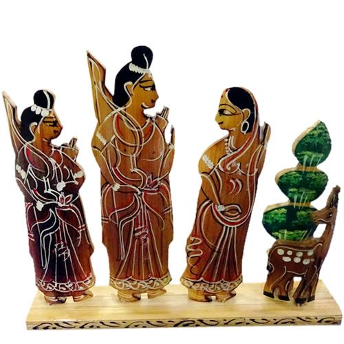 Lord Rama and Sita Decorative Stand