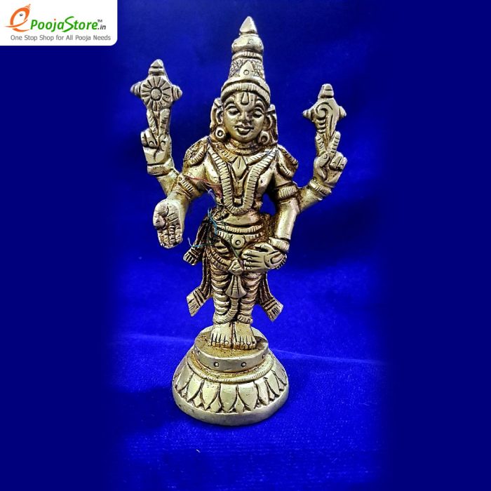 Brass Venkateshwara swamy Idol - Image 2