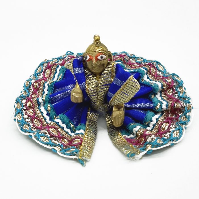 Laddu Bal Gopal  with Beautiful Poshak - Image 3
