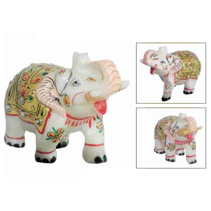 Marble Handicraft Elephant One Piece (Home Decorative) - Image 2